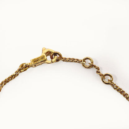 CELINE bracelet 46B1T6BRA.35OR Gold Plated gold Alphabet Women Used