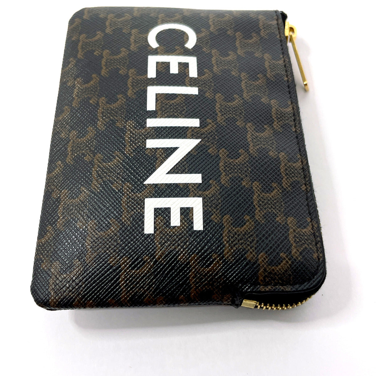 CELINE Coin case 10C662CA2 PVC black Taurillon Clemence Coin & card pouch Women Used