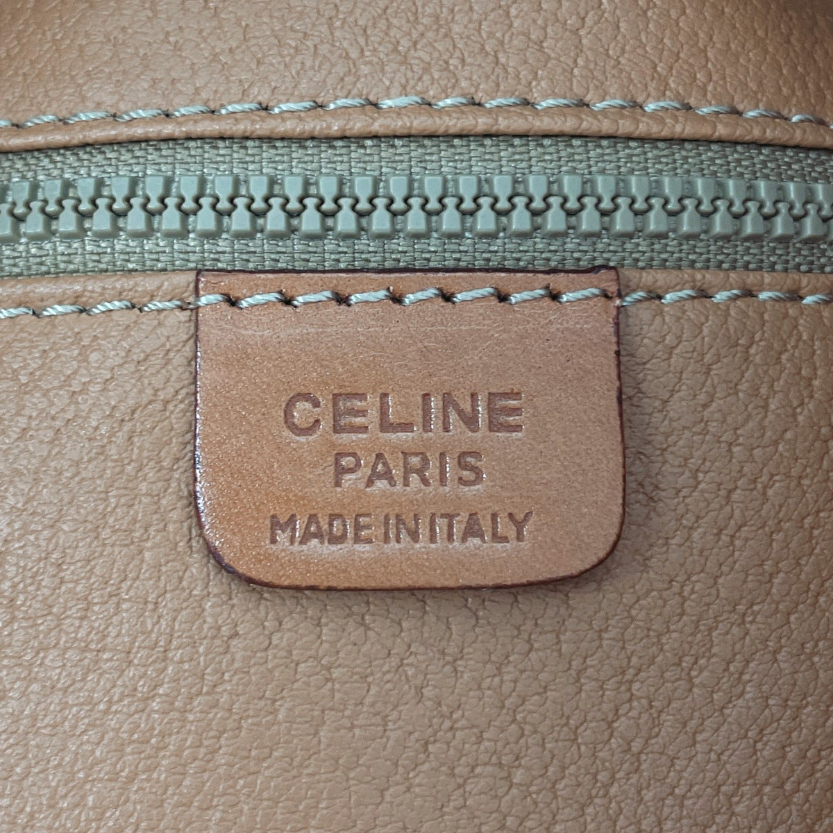 CELINE Shoulder Bag PVC, Leather Brown purse Macadam Women Used