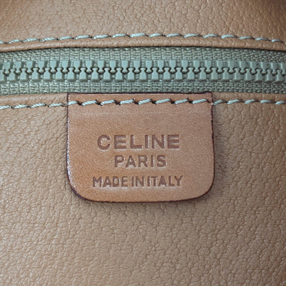 CELINE Shoulder Bag PVC, Leather Brown purse Macadam Women Used