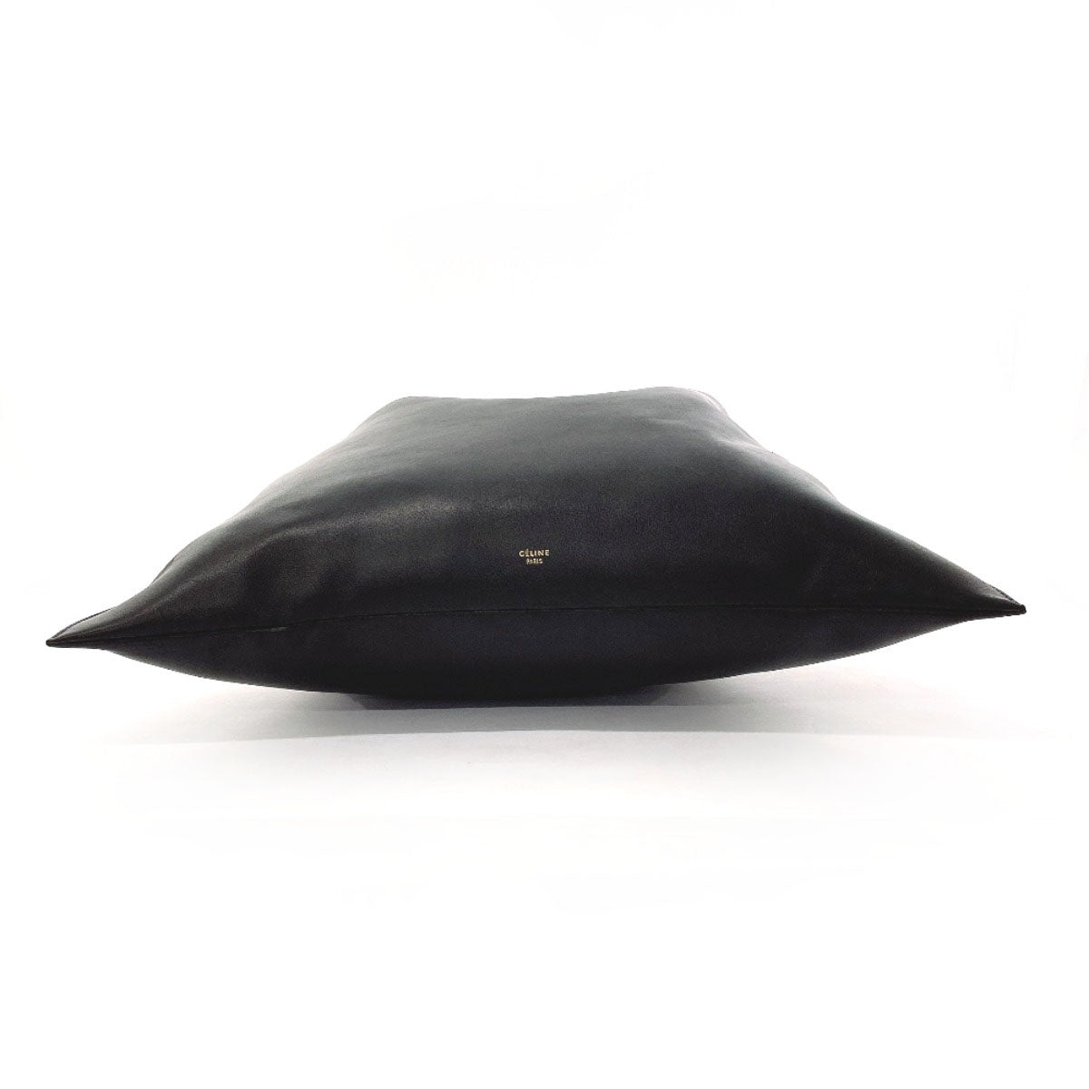 CELINE Handbag leather black Women Used