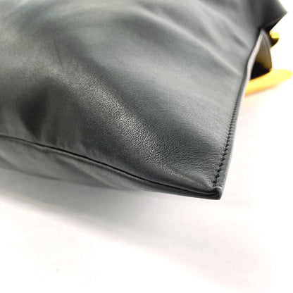 CELINE Handbag leather black Women Used