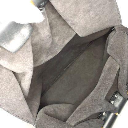 CELINE Handbag leather black Women Used