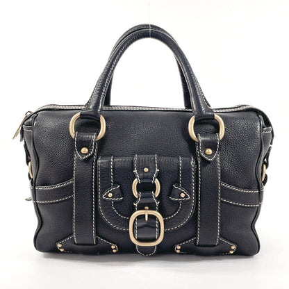 CELINE Handbag leather black Women Used