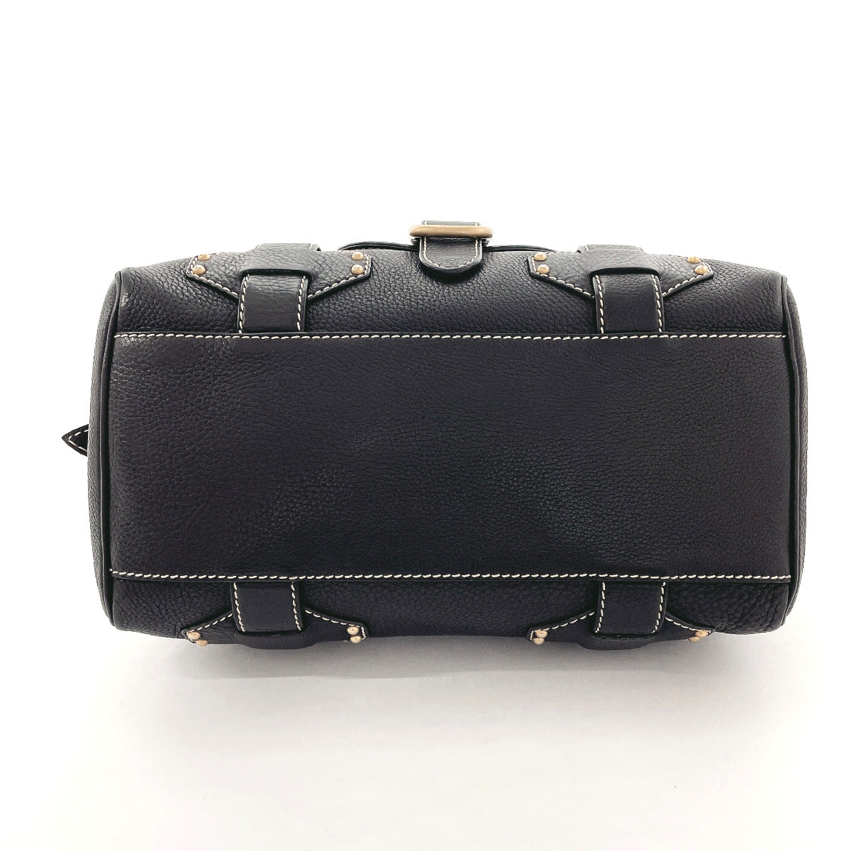 CELINE Handbag leather black Women Used