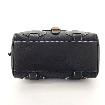 CELINE Handbag leather black Women Used