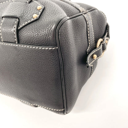 CELINE Handbag leather black Women Used