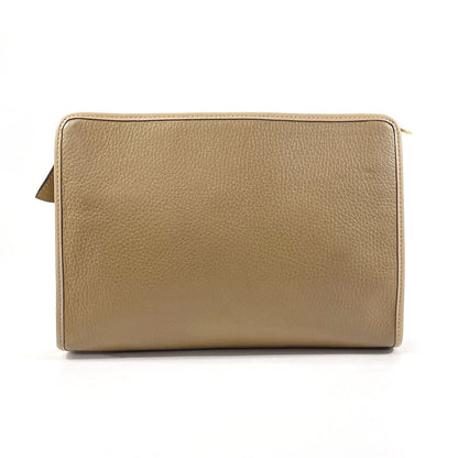CELINE business bag leather beige vintage unisex Used