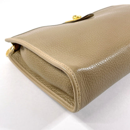 CELINE business bag leather beige vintage unisex Used