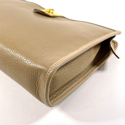 CELINE business bag leather beige vintage unisex Used