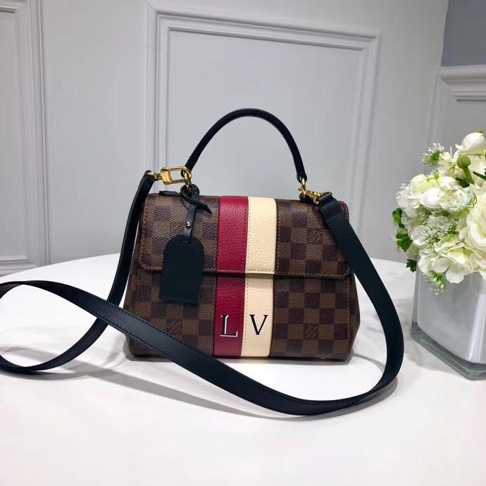 LV Bond Street BB Damier Ebene Canvas