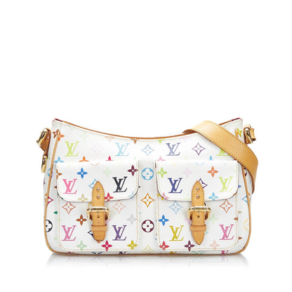 LOUIS VUITTON Monogram Multicolore Lodge PM White