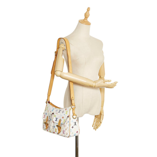 LOUIS VUITTON Monogram Multicolore Lodge PM White