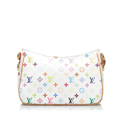 LOUIS VUITTON Monogram Multicolore Lodge PM White