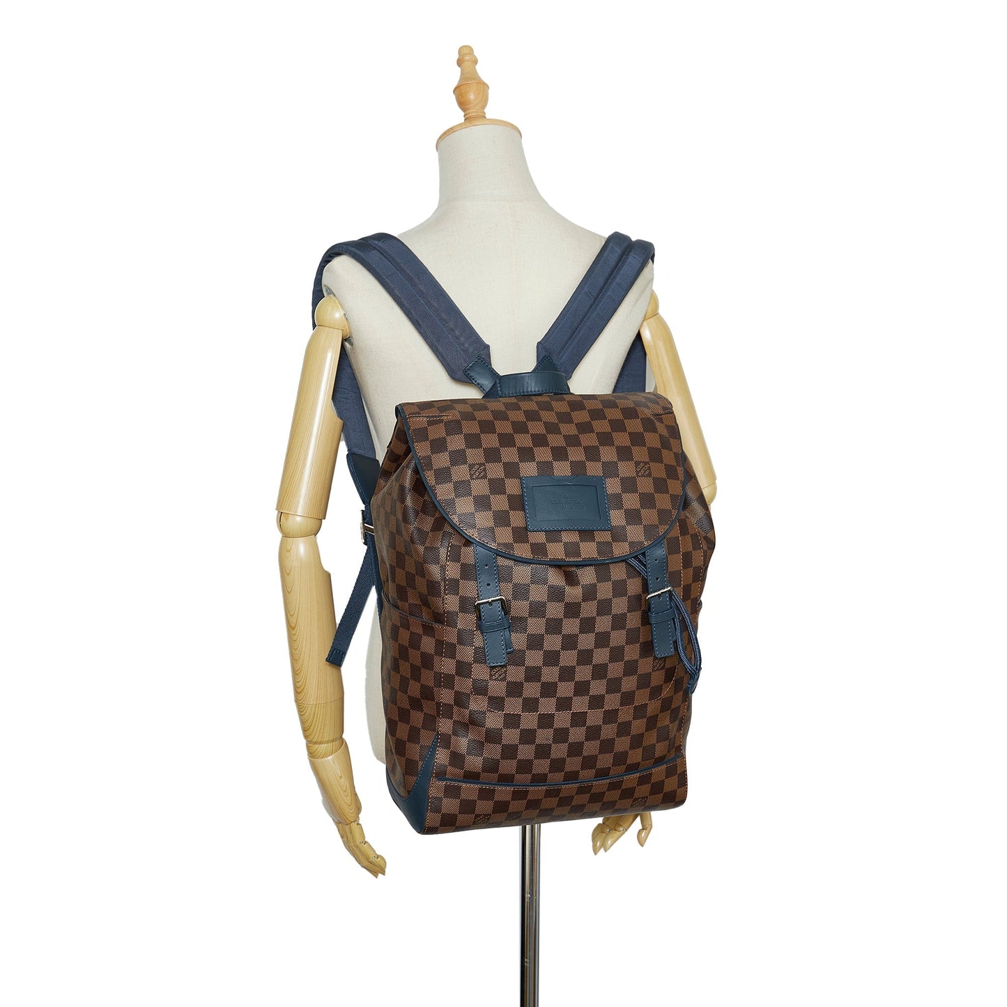 Louis Vuitton Runner Backpack Damier Ebene Canvas