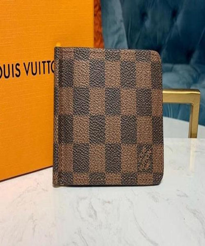 Louis Vuitton Pince Wallet Damier Ebene Brown