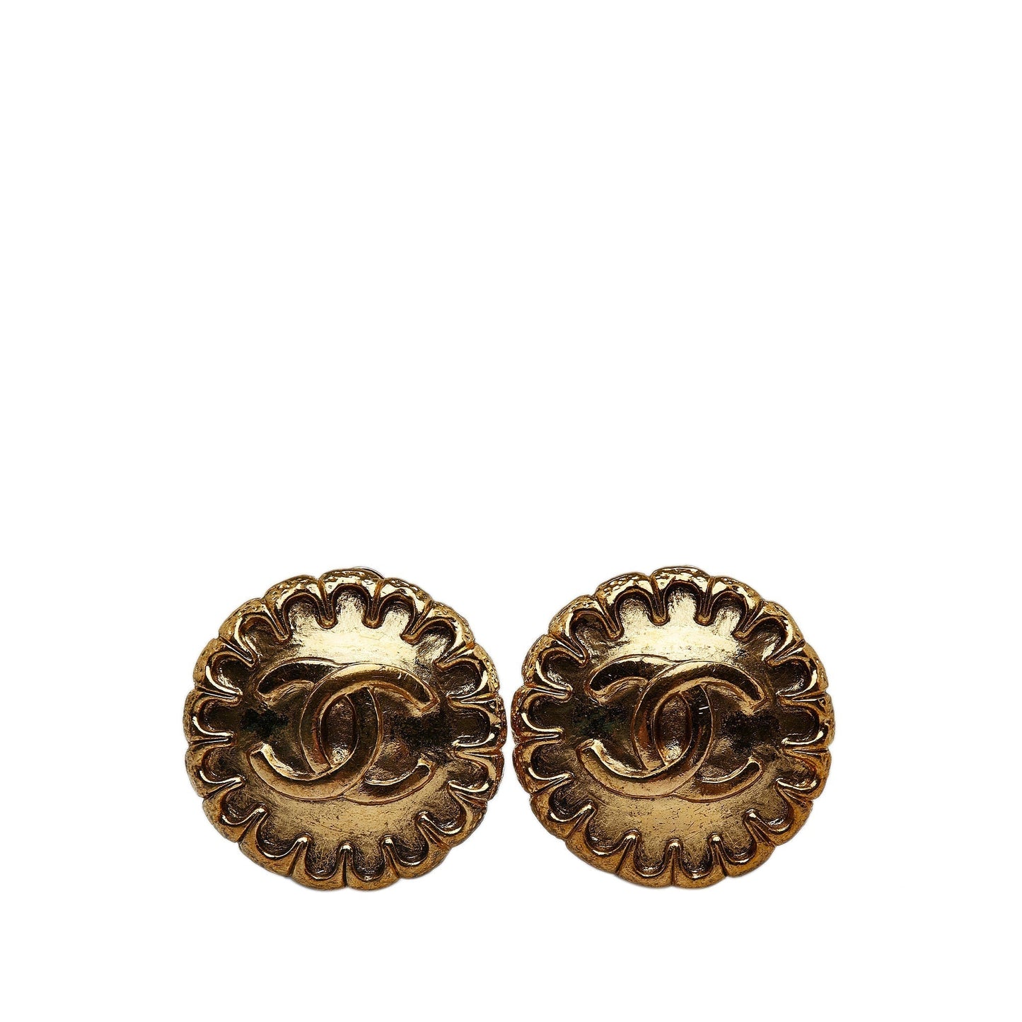 Chanel CC Clip-on Earrings Costume Earrings
