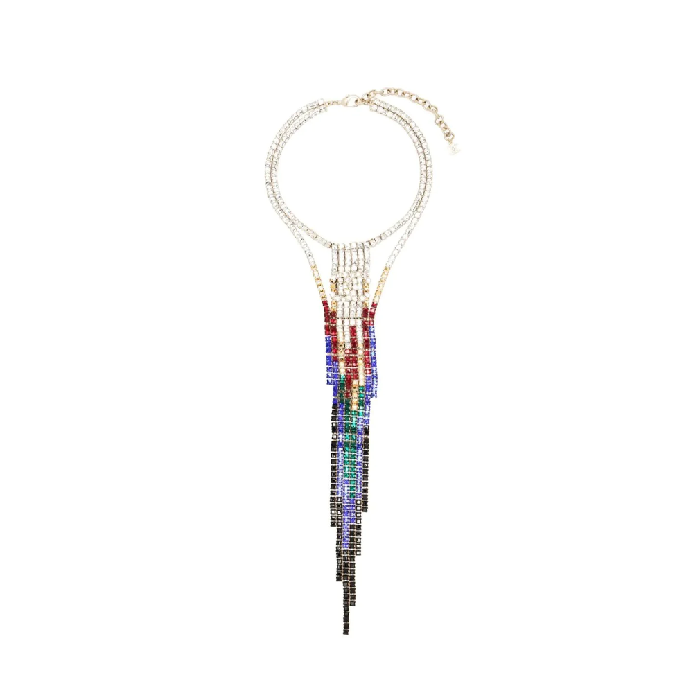 2019 Rainbow Rhinestone Necklace