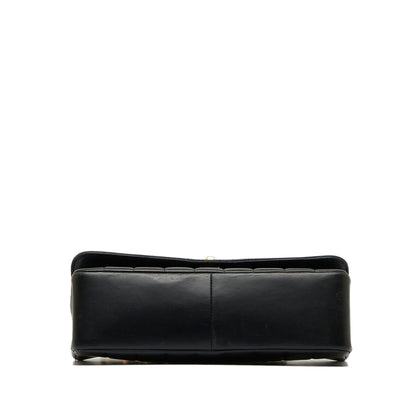 Chanel Lambskin Vertical Border Flap Crossbody Bag