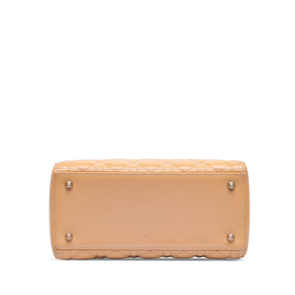 Medium Patent Cannage Lady Dior