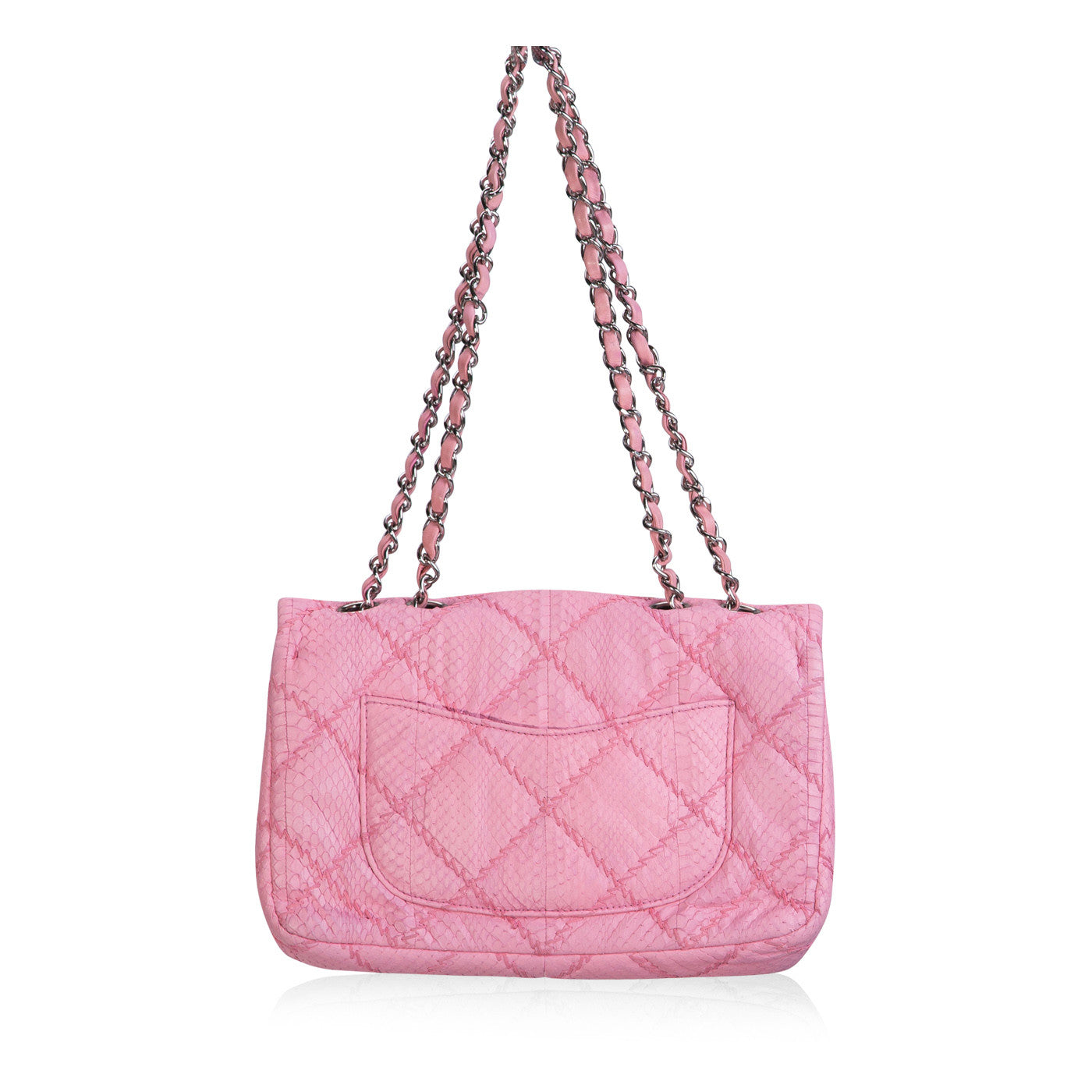 Classic Python Flap Bag