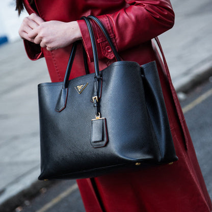 Saffiano Cuir Double Bag