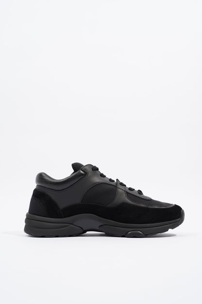 Chanel CC Logo Sneaker Black Suede EU 37.5 UK 4.5