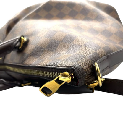 Louis-Vuitton Damier Ebene Siena MM PVC leather Brown 2WAY GHW