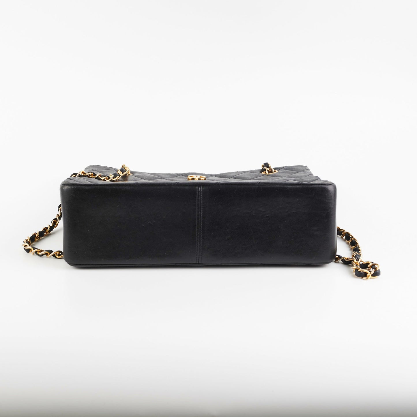 Chanel Vintage CC Locket Chain Tote Bag Black