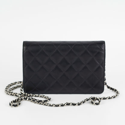 Chanel Wallet on Chain WOC Black