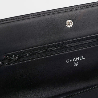 Chanel Wallet on Chain WOC Black