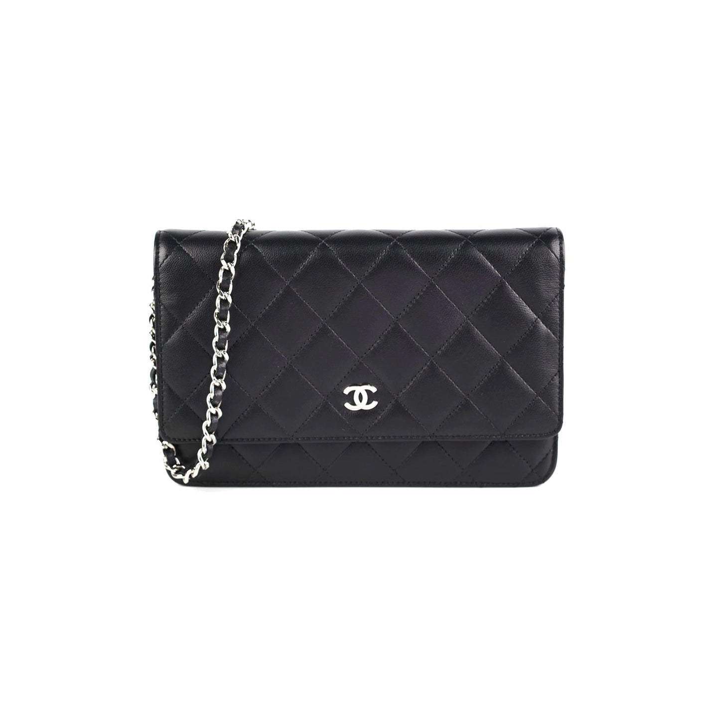 Chanel Wallet on Chain WOC Black