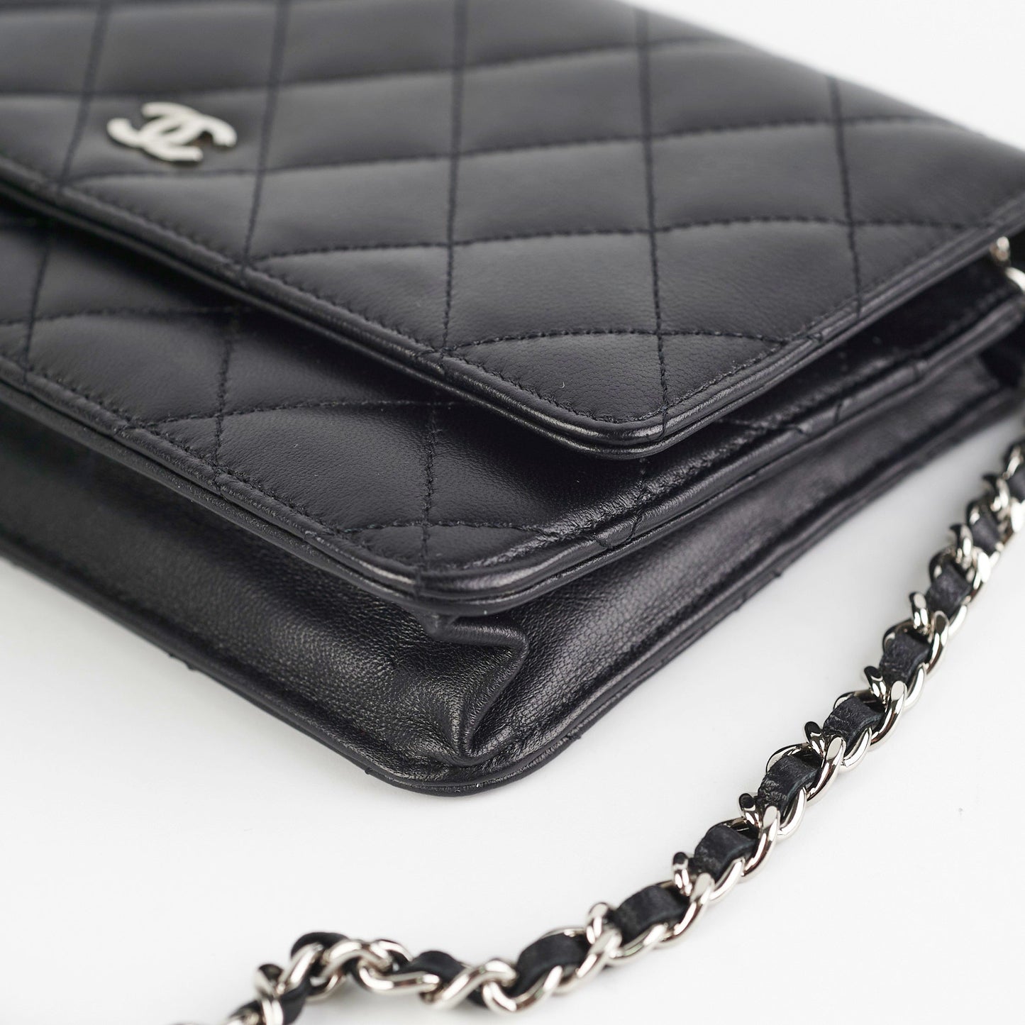 Chanel Wallet on Chain WOC Black