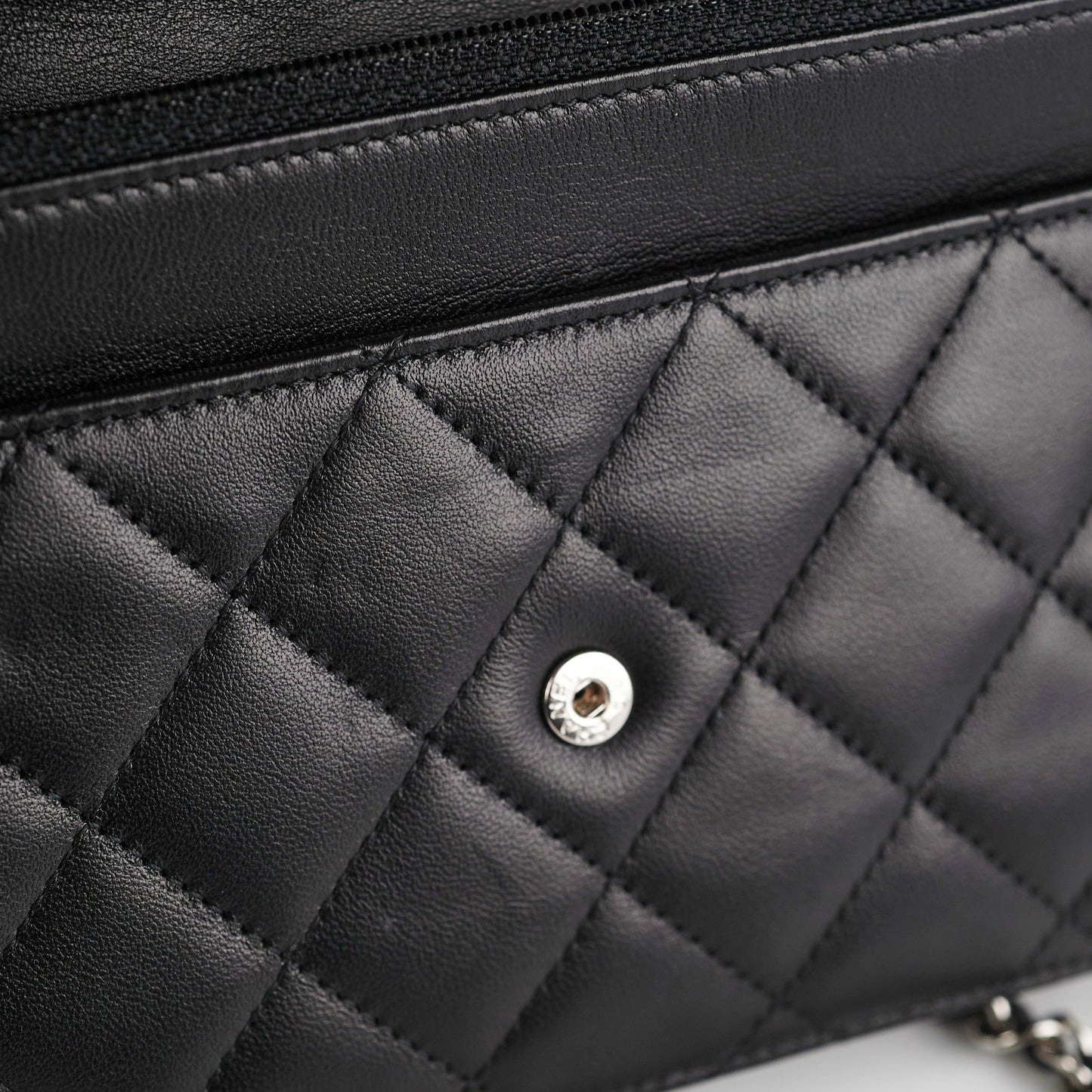 Chanel Wallet on Chain WOC Black