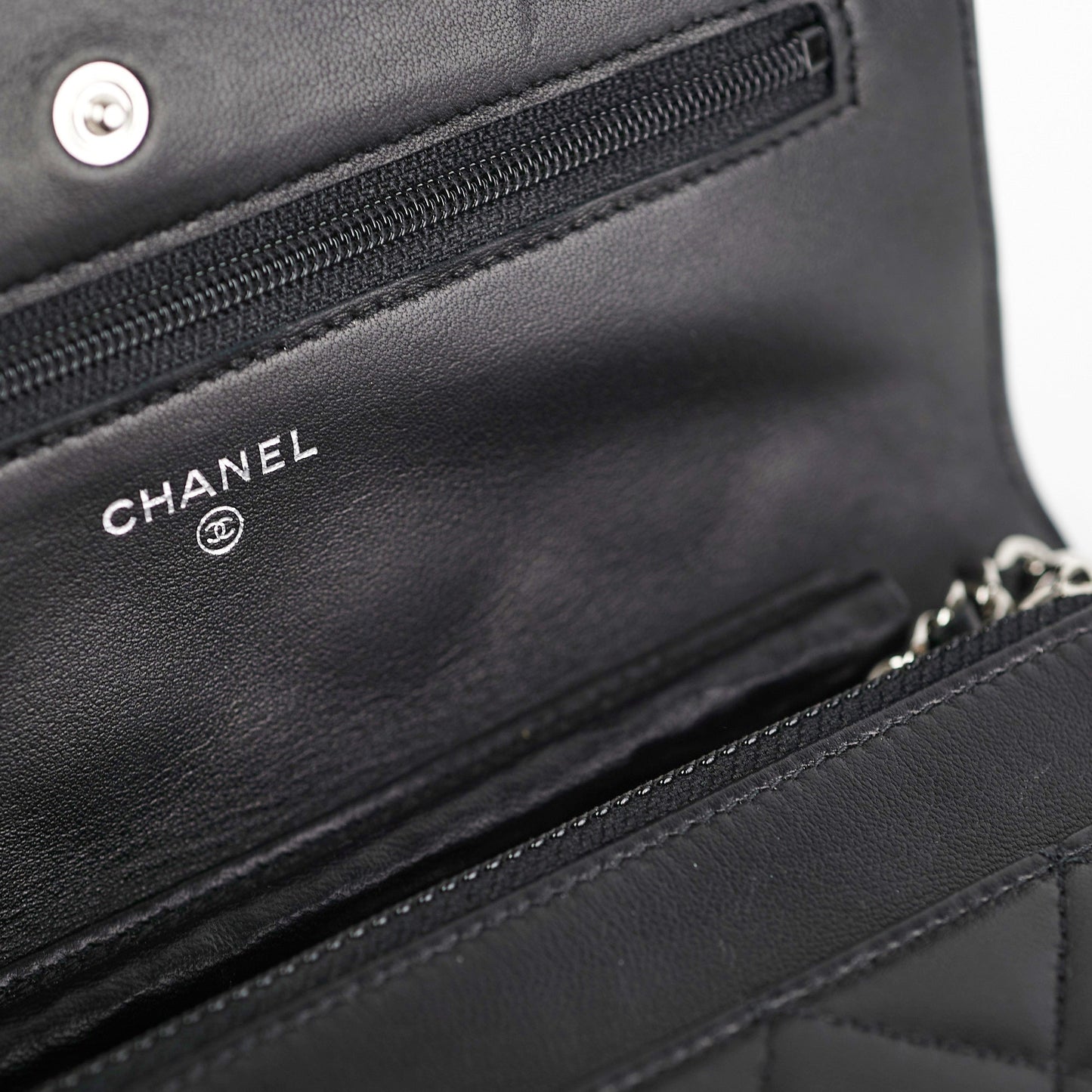 Chanel Wallet on Chain WOC Black