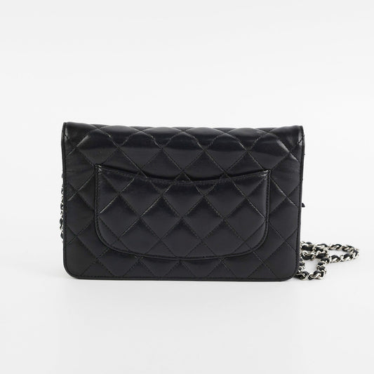 Chanel Wallet on Chain WOC Black