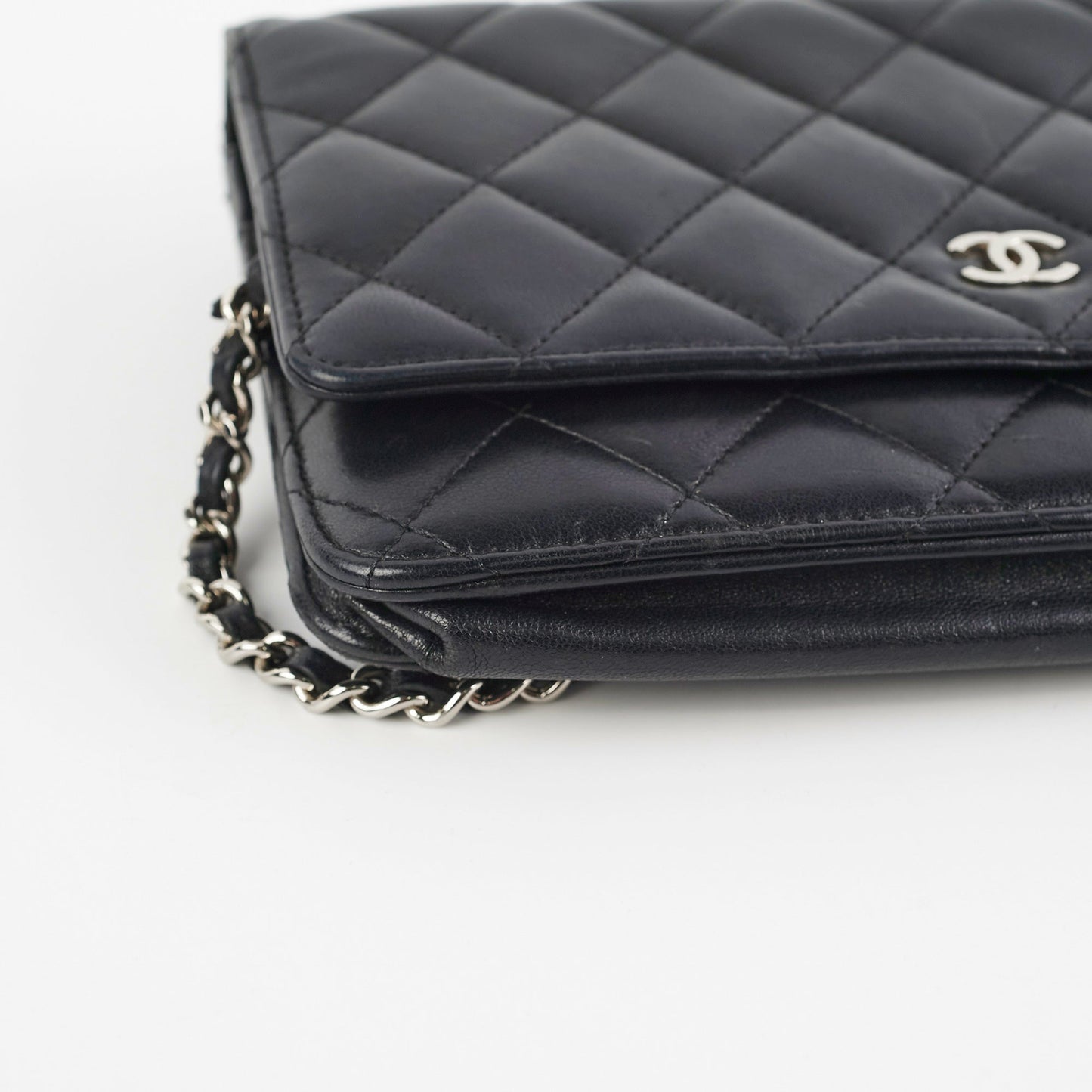 Chanel Wallet on Chain WOC Black