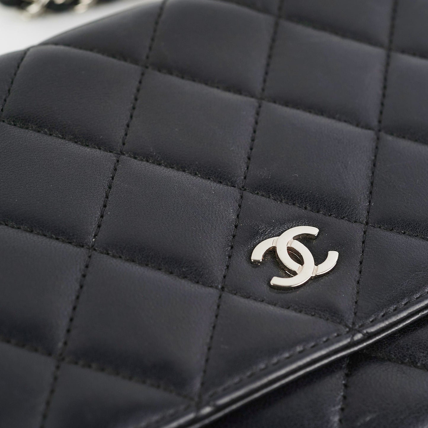 Chanel Wallet on Chain WOC Black