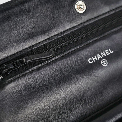 Chanel Wallet on Chain WOC Black