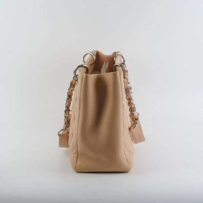 Chanel Grand Shopping Tote (GST) Beige Clair Caviar