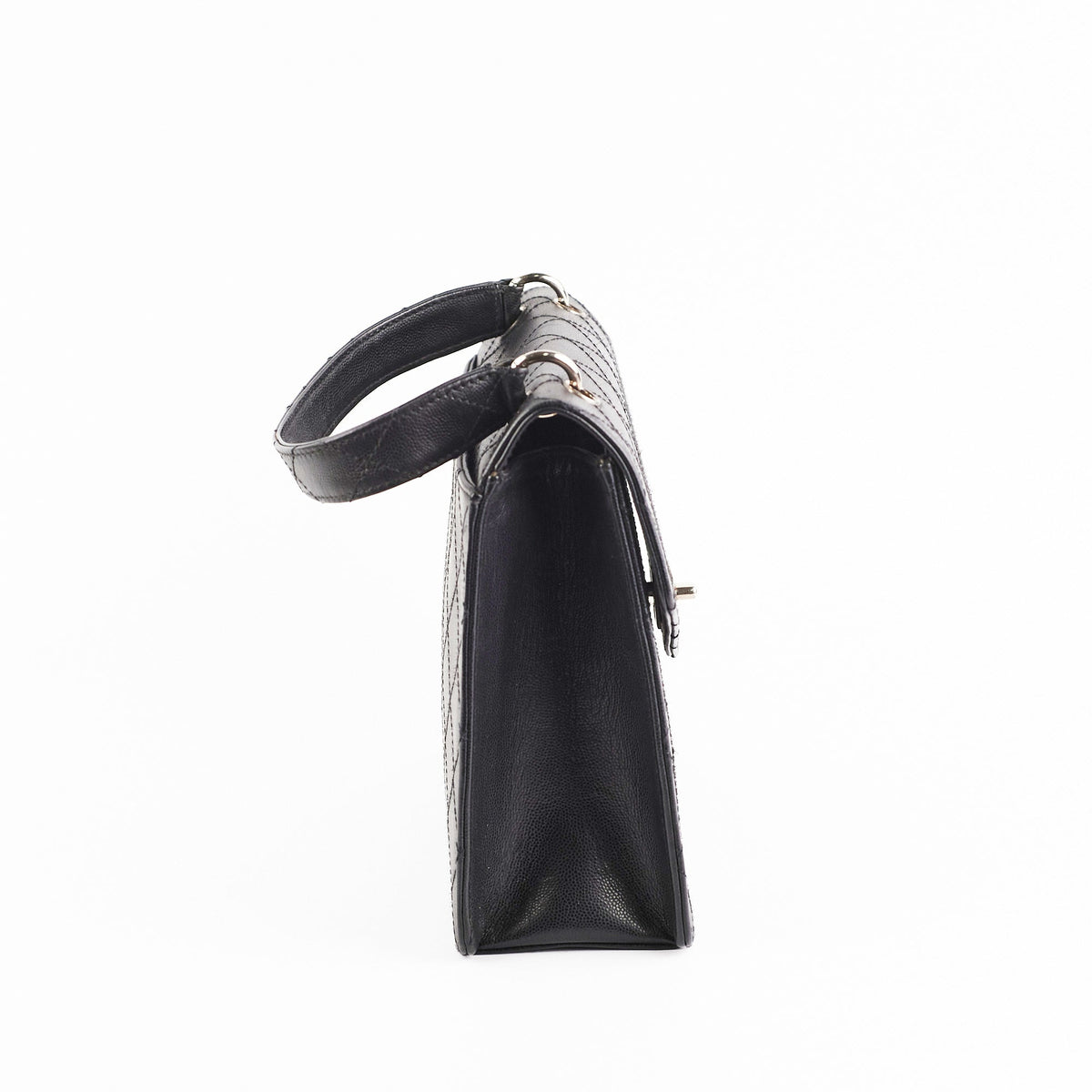 ITEM 31 - Chanel Vintage Square Black Top Handle Bag