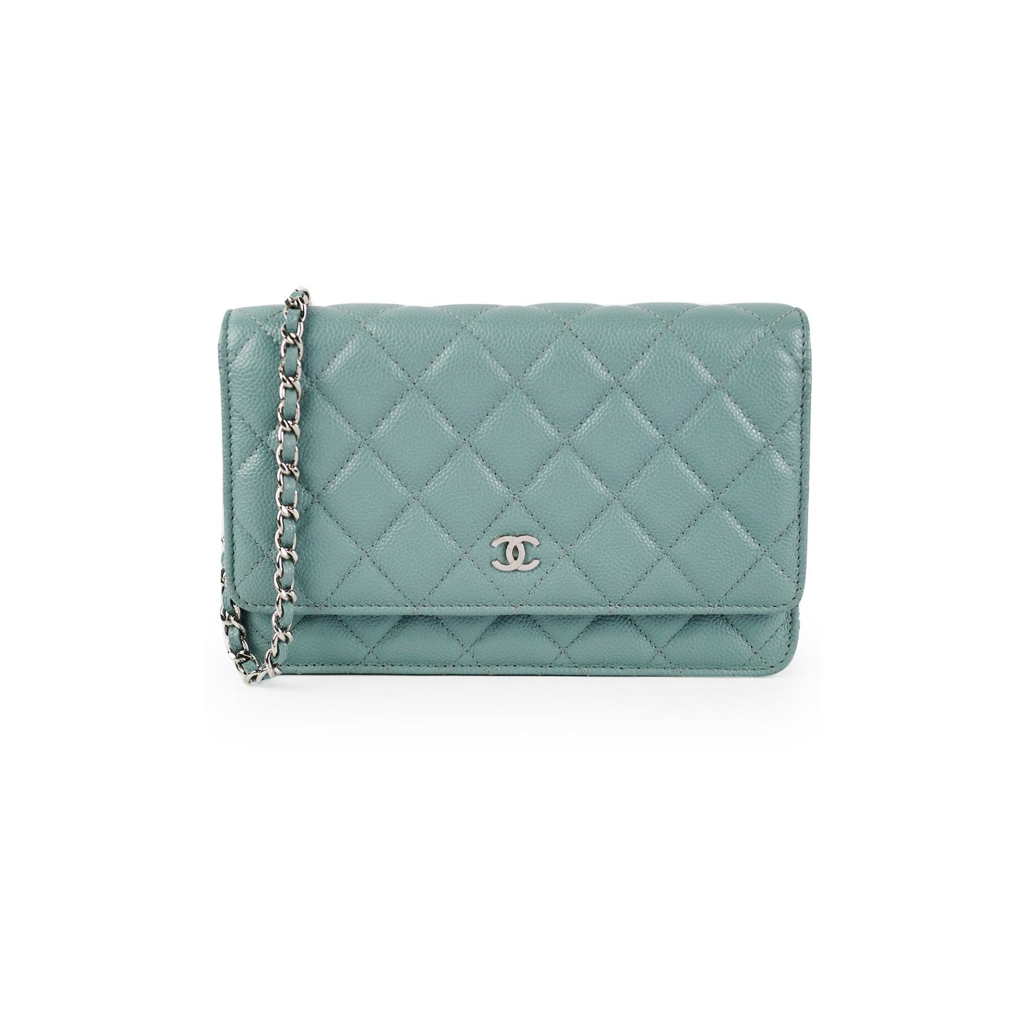 Chanel Wallet on Chain WOC Caviar Blue