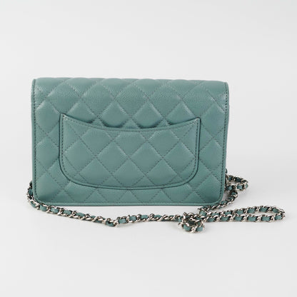 Chanel Wallet on Chain WOC Caviar Blue