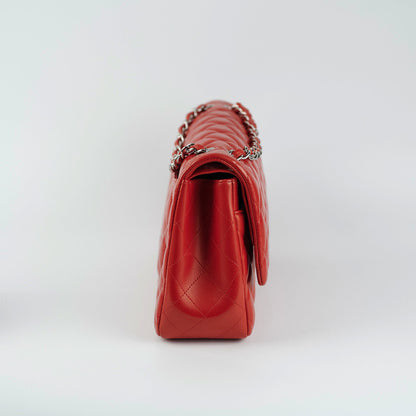 Chanel Jumbo Double Flap Red