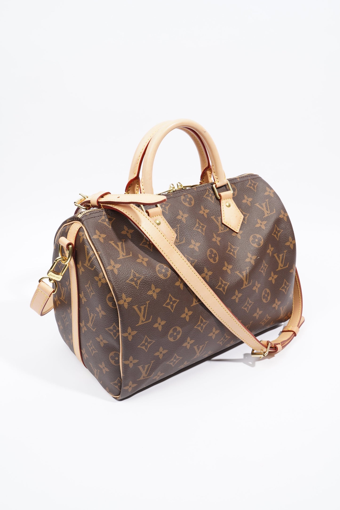 Louis Vuitton Speedy Bandouliere Monogram Coated Canvas 30