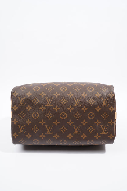 Louis Vuitton Speedy Bandouliere Monogram Coated Canvas 30