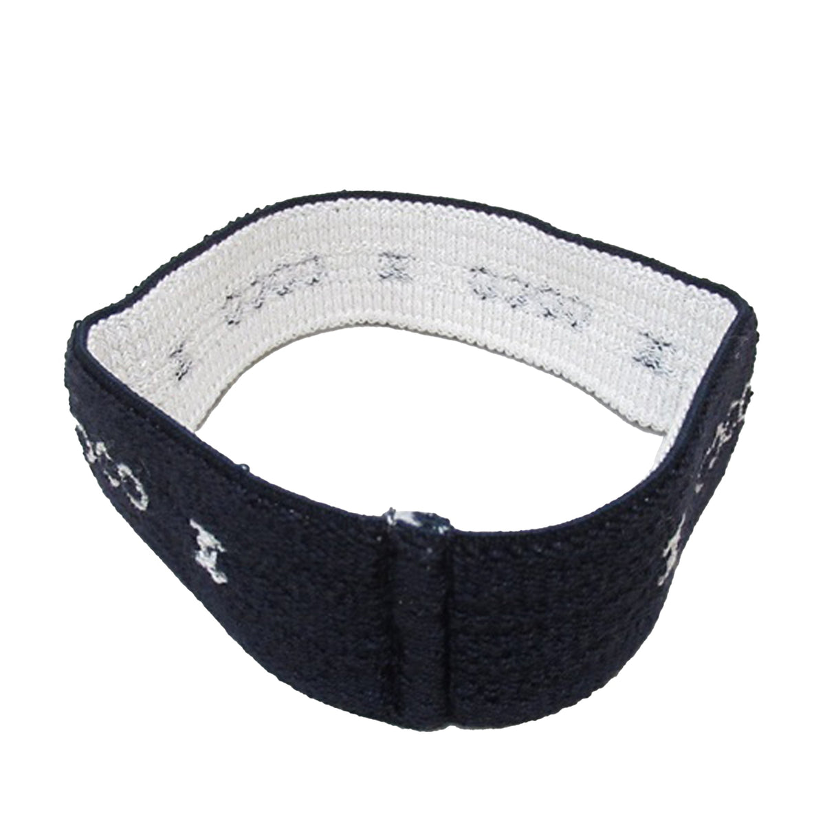 CHANEL Elastic Knit Cotton Headband and Sweatbands Set Other Accessories