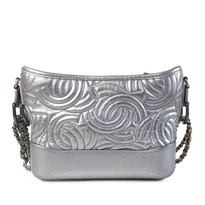 CHANEL Small CC Stitched Calfskin Gabrielle Crossbody Bag