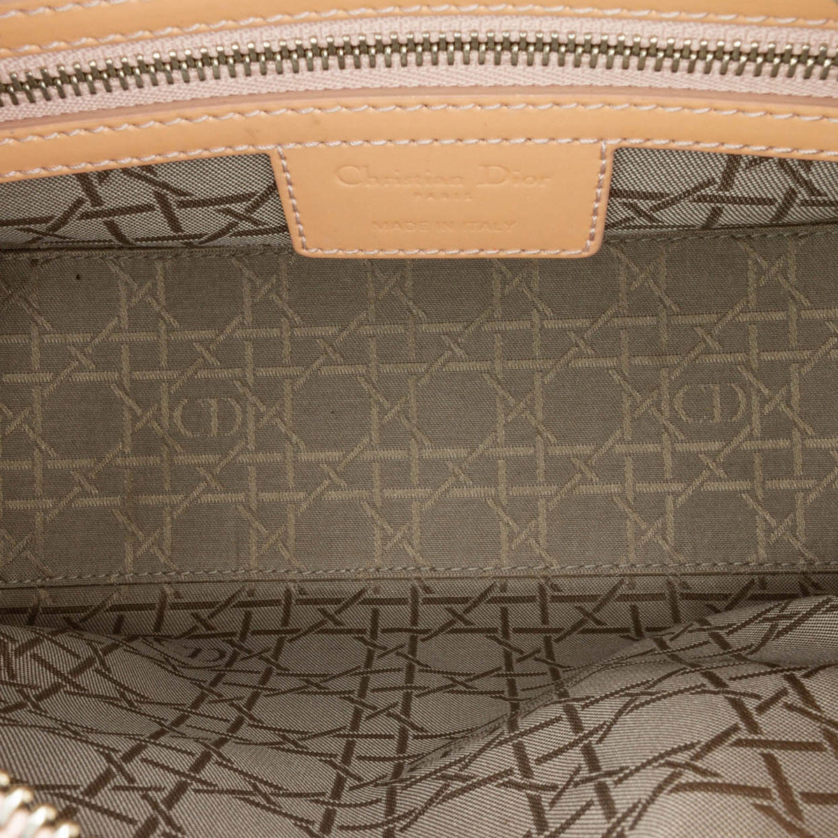 Medium Patent Cannage Lady Dior