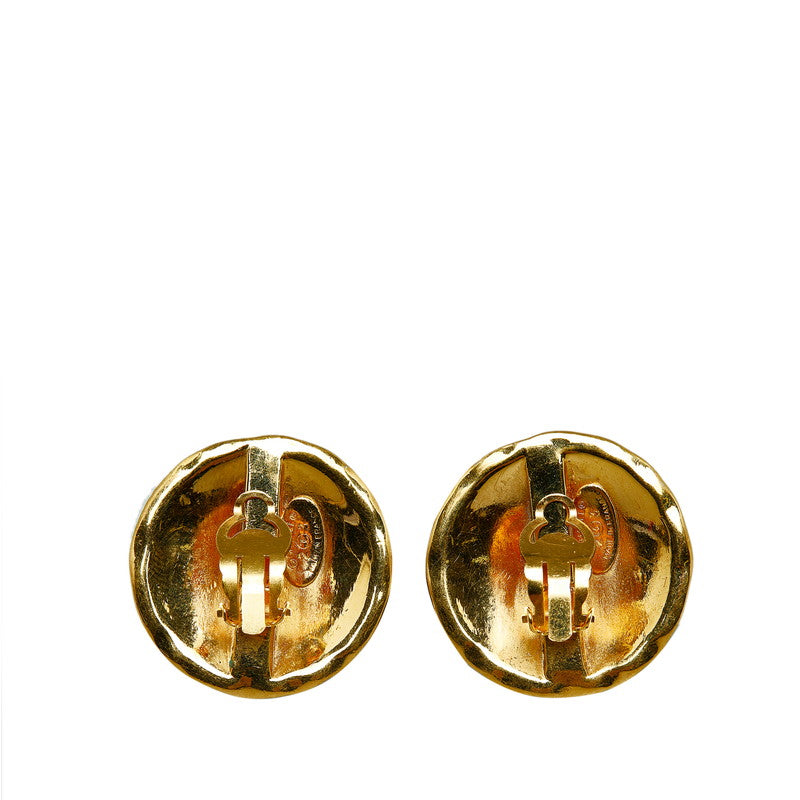 Chanel CC Matelasse Brooch  Metal Earrings in Good condition